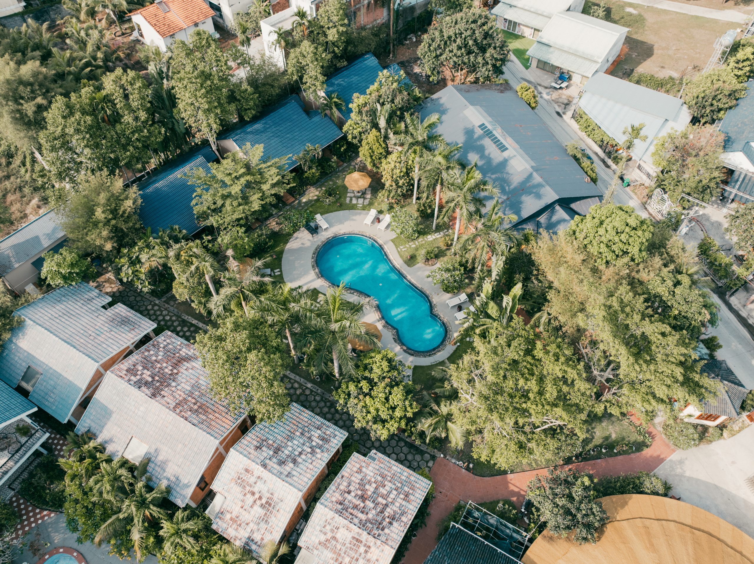 Không gian xanh của Cottage Village Phú Quốc