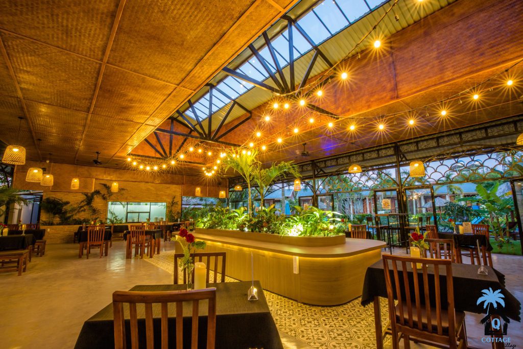 Khu vực phục vụ tại Bamboo Bistro
